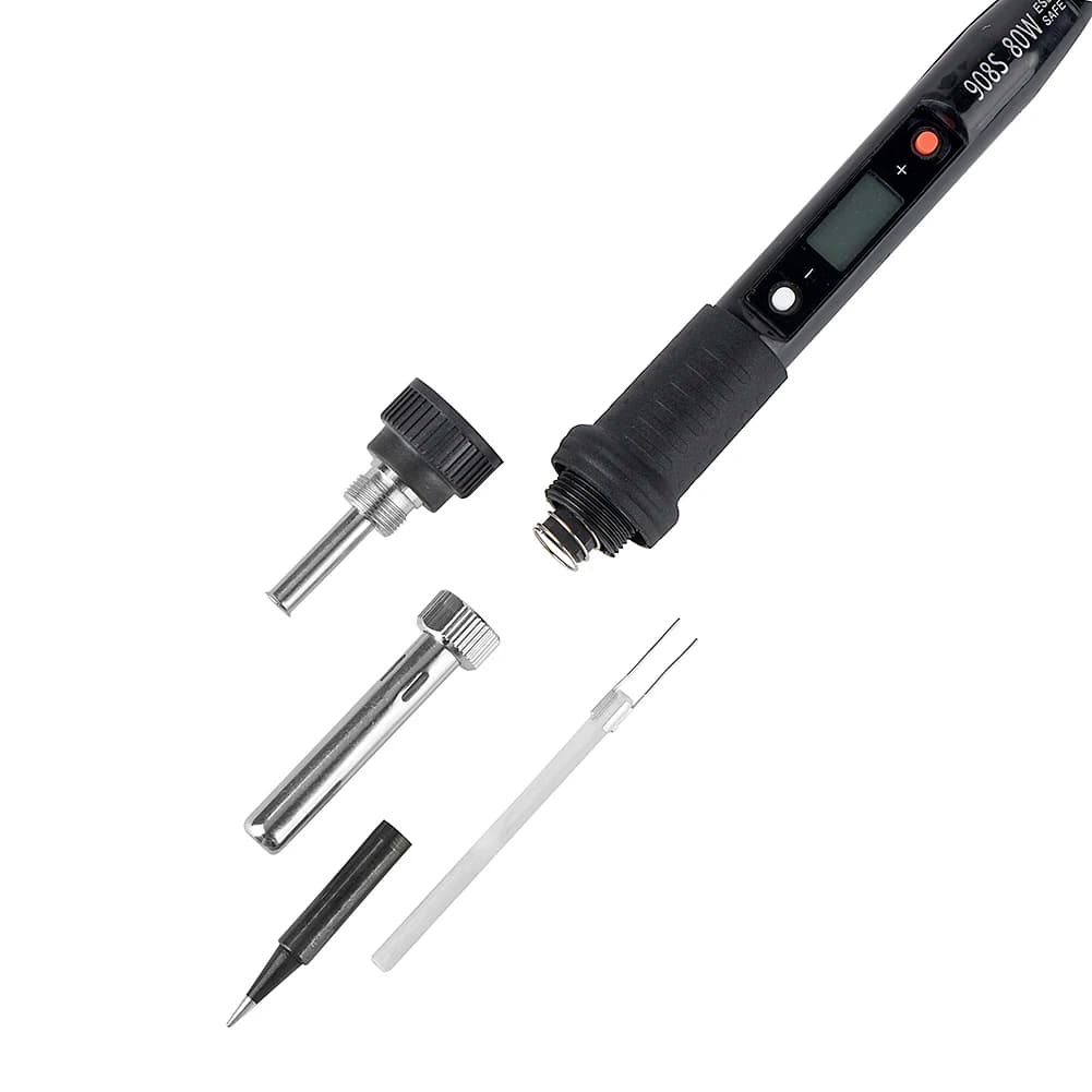 Kit Ferro de Solda com Estanho, Resina e Sugador